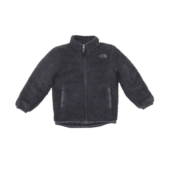 The North Face Mount Chimborazo Reversible Fleece Jacket Boys XXS Black Puffer - Picture 7 of 11